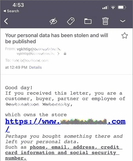Ransomware gang creates site for employees to search for their stolen data